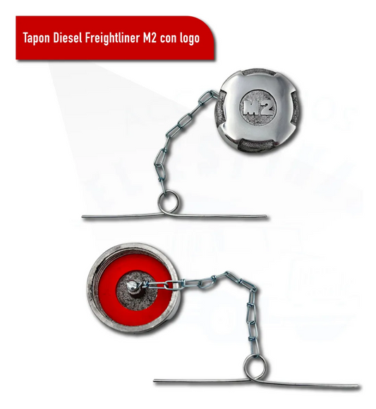 Tapón De Diesel Freightliner M2 Sin Llave De 3 Pulgadas Cromado