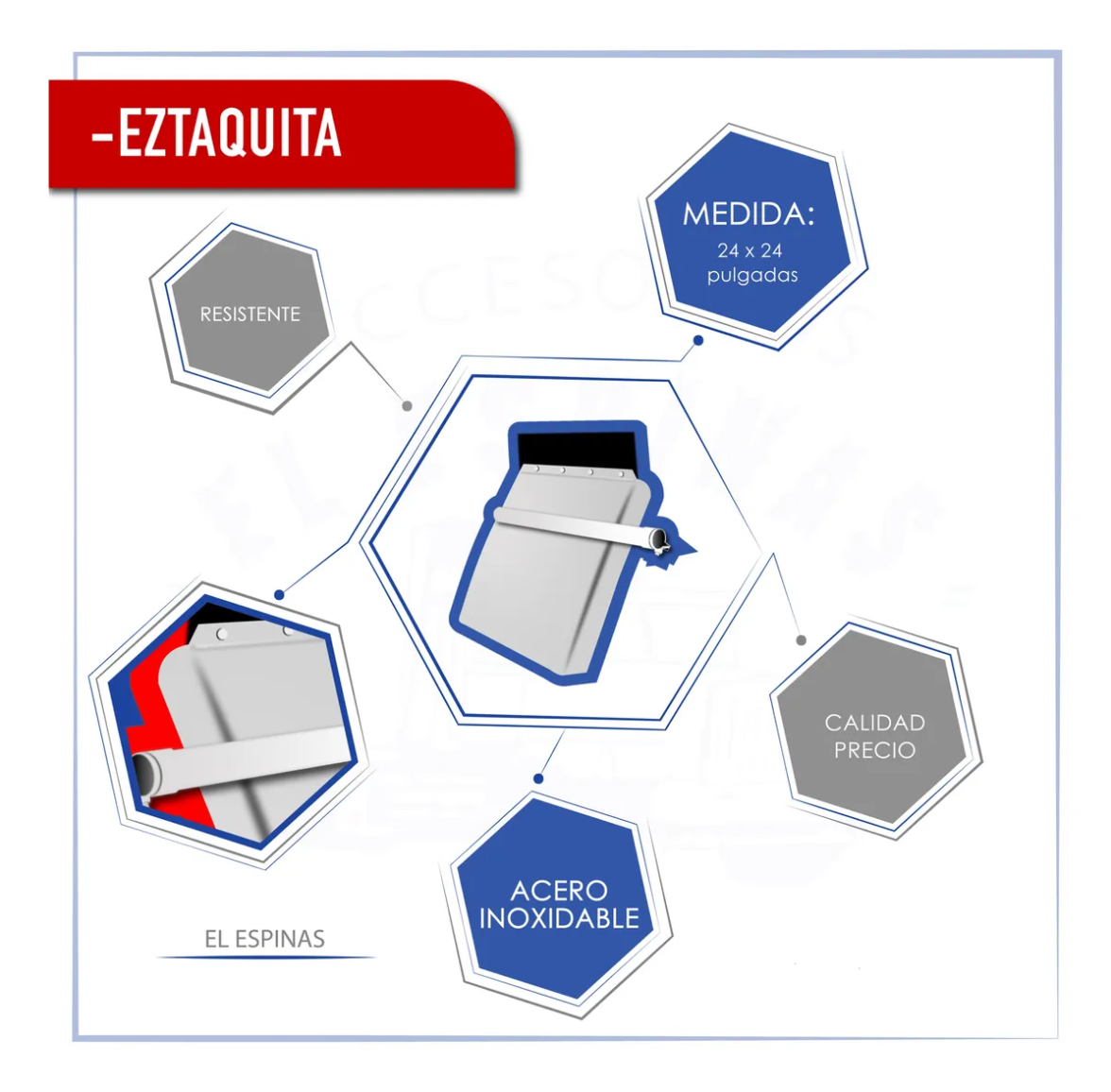 Zoqueteras Acero Inox Para Tracto Camión Izquierdo Y Derecho