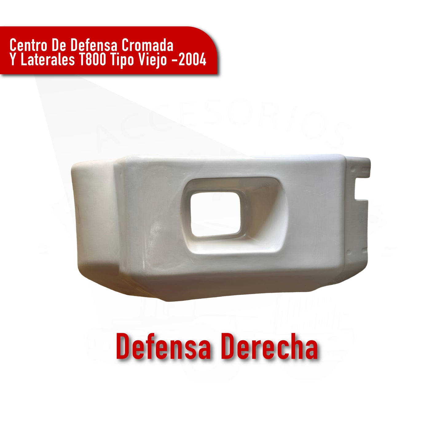 Defensa Izq O Der Kenworth T800 Tipo Viejo Fibra De Vidrio