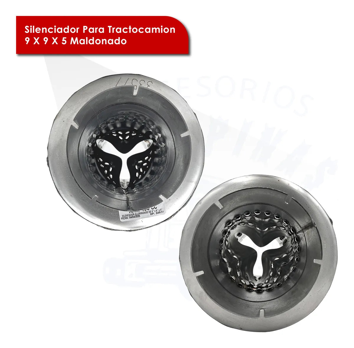 Silenciador Para Camión 9 X 9 X 5 Pulgadas Maldonado