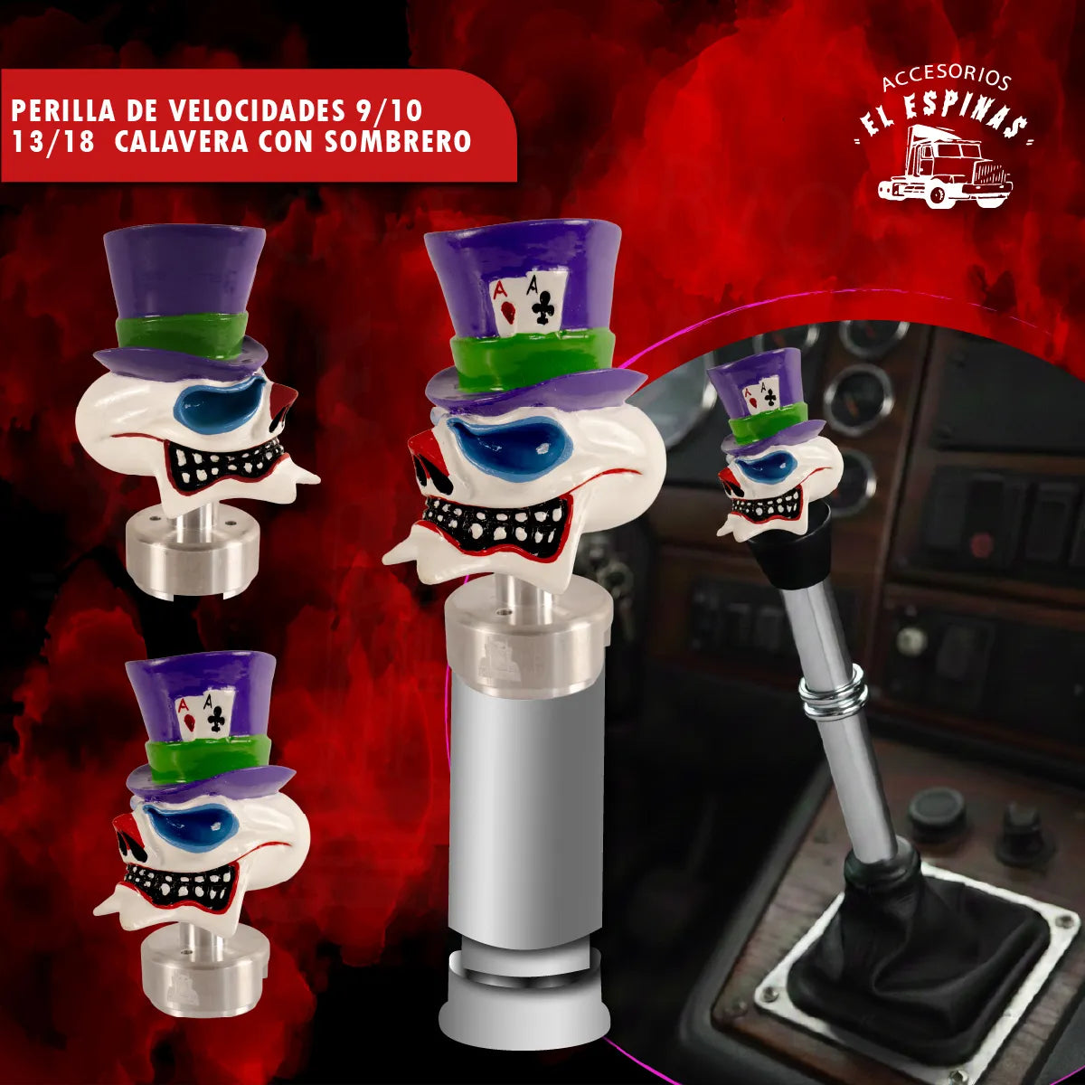 Perillas De Velocidades Diseño De Calavera Excelente Calidad