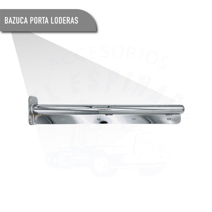 Par Bazuca Porta Lodera Cromada Para Camión Económica
