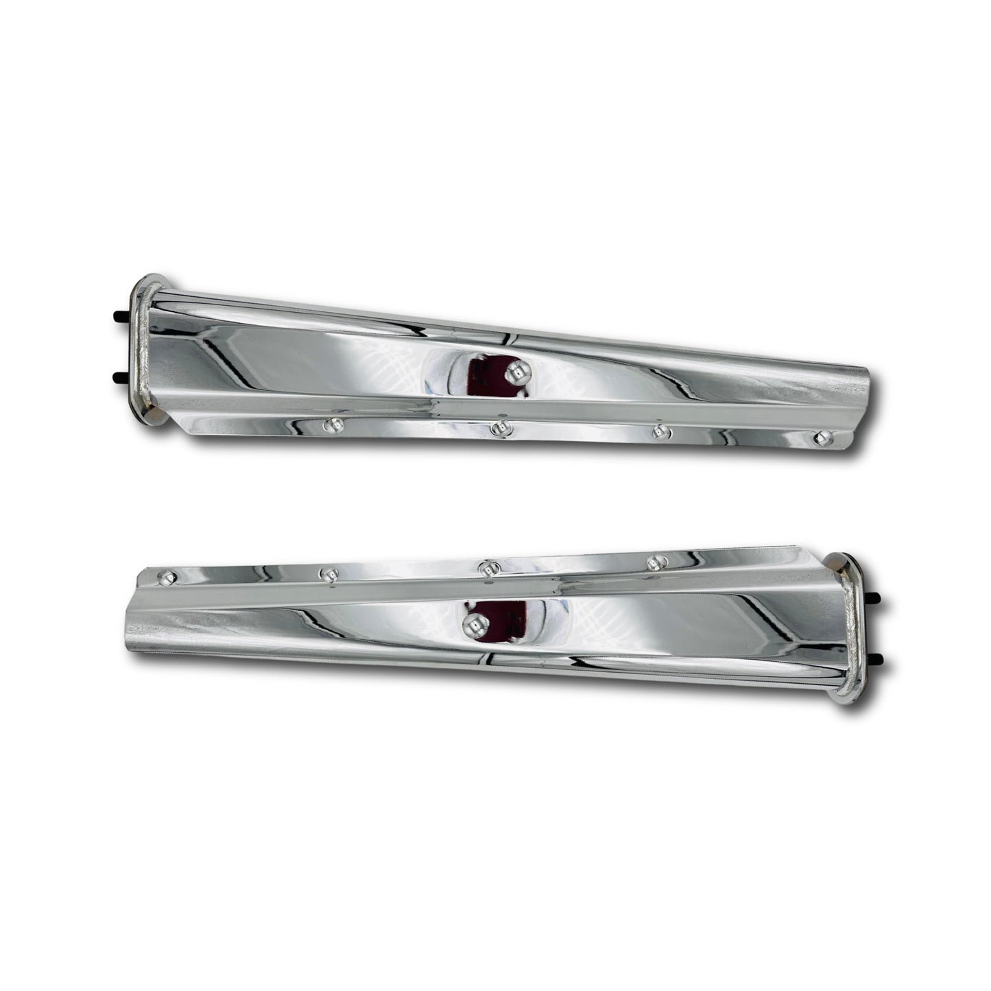 Juego Par Porta Lodera Cromada Bazuka Con Resorte Tornillos