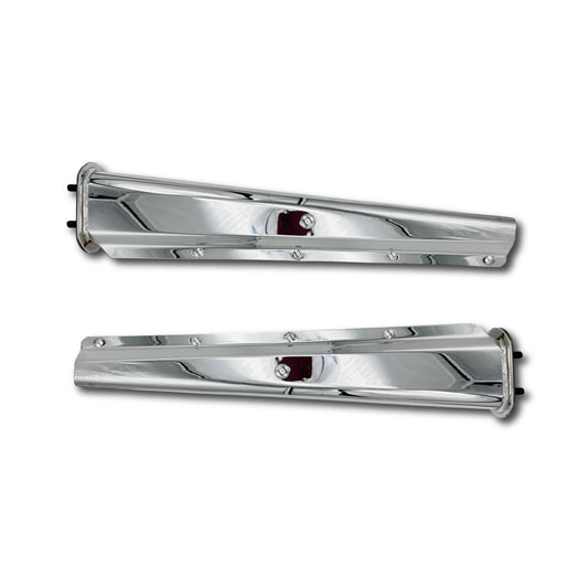 Juego Par Porta Lodera Cromada Bazuka Con Resorte Tornillos