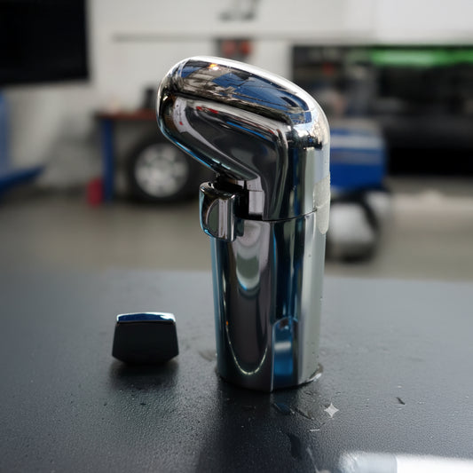 Botón Divisor Para Perilla De Velocidades Cromada