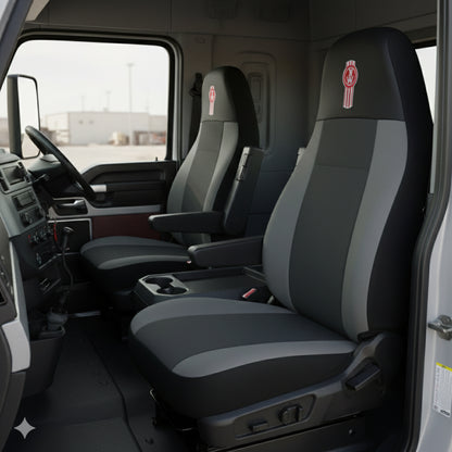 Cubre Asientos Kenworth Guitarrón T880-T680 Negro-Gris (PAR)