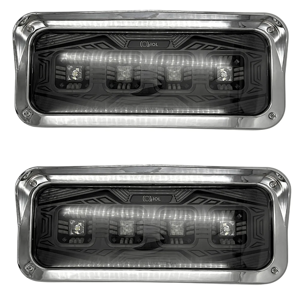 Juego De Faro Led Kenworth T800 T600 W900 Peterbilt Ambos Lados