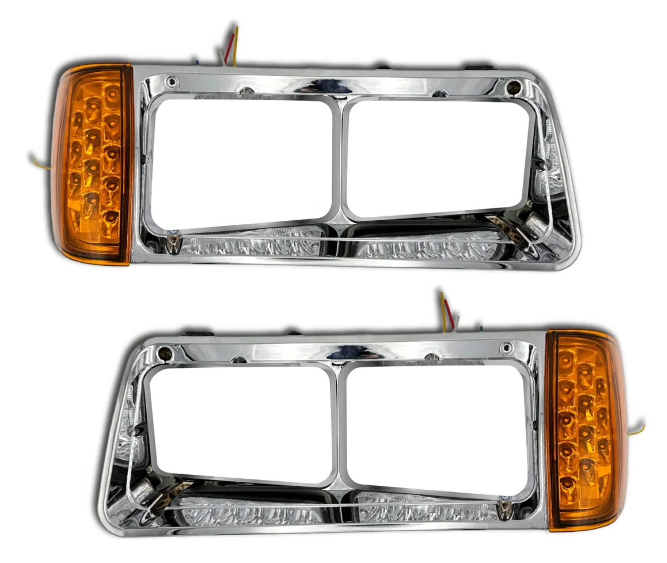 Bisel Freightliner 120 Cuarto Con Luces Led Izquierdo/derecho