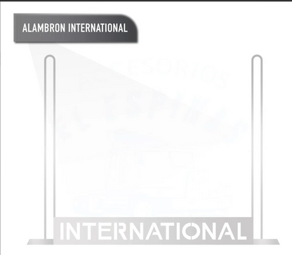 Par De Alambron Para Lodera Sujetador Varios Diseños Cromado