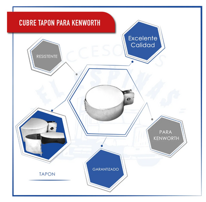 Cubre Tapón Para Kenworth/Inter  De Excelente Calidad
