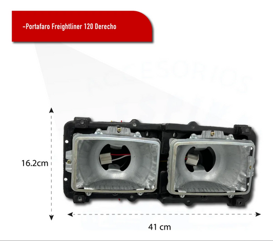 Porta Faro Freightliner 120 Reforzado Izquierdo/Derecho