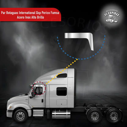 Par Botaguas International Qsp Perico Famsa Acero Inox