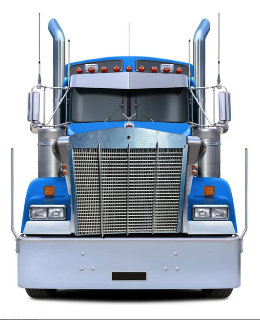 Parrilla Kenworth T-800 Completa Con 3 Barras De Acero Inox