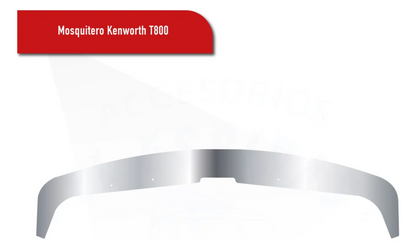 Mosquitero Kenworth De Acero Inoxidable Cromado T800