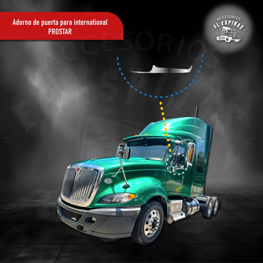 Par De Adorno Para Puerta International Prostar Acero Inox Cromado