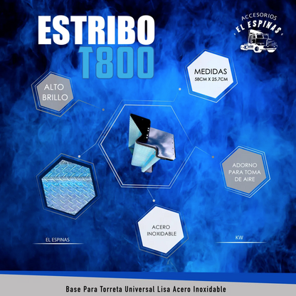 Estribo Kenworth T800 Caja De Batería Con Escalón