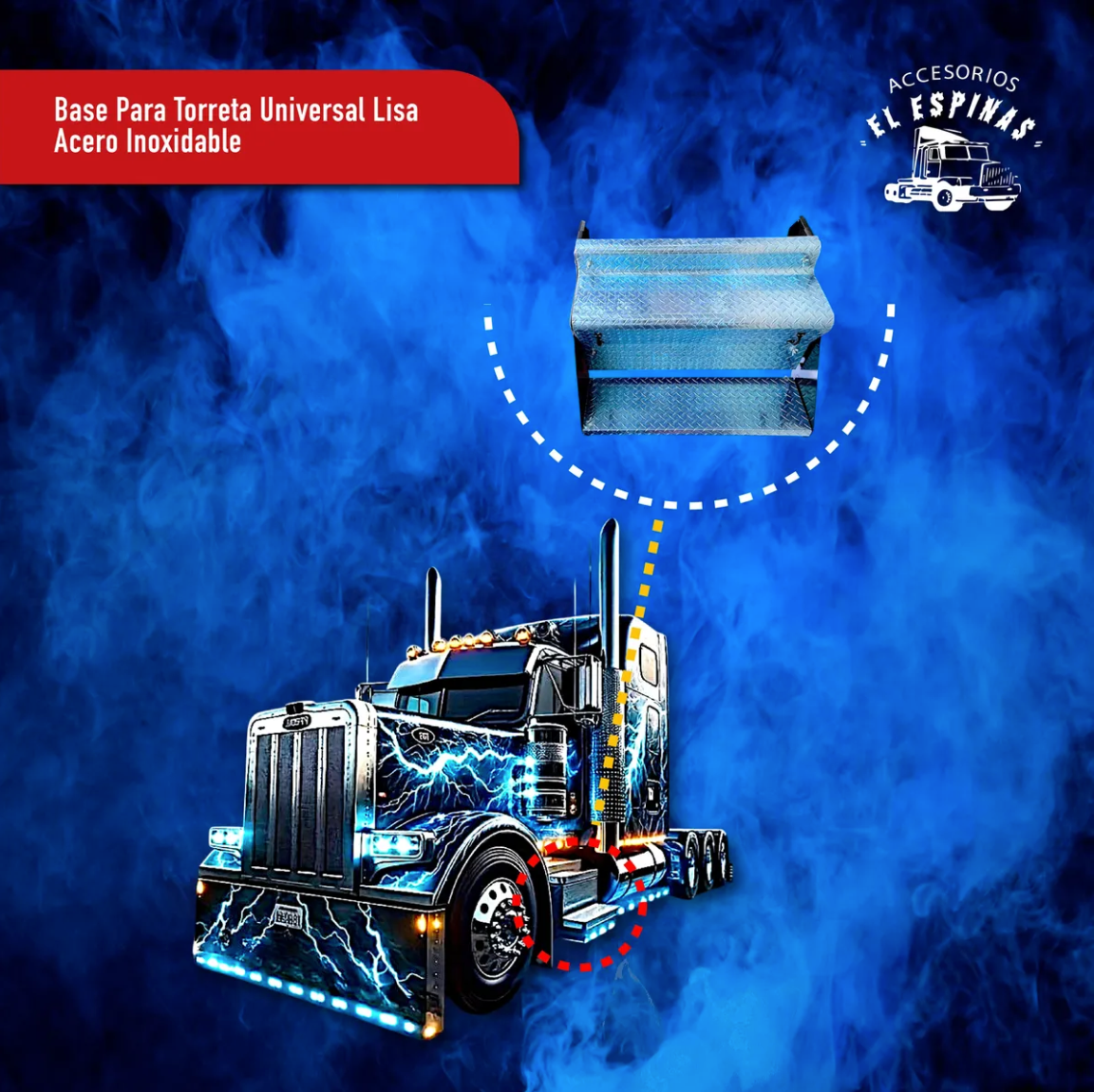 Estribo Kenworth T800 Caja De Batería Con Escalón