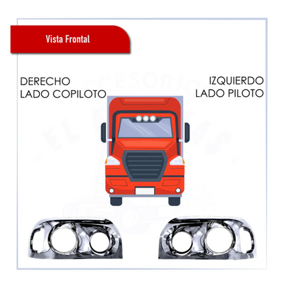 Bisel Cromado Freightliner Century Excelente Calidad Izquierdo o Derecho