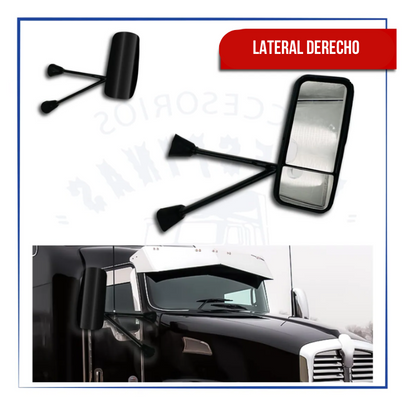 Espejo Kenworth T800/ T600/ T660 Orejon Izquierdo/ Derecho Negro