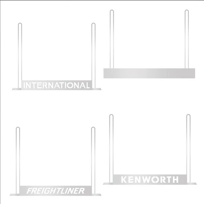 Par De Alambron Para Lodera Sujetador Varios Diseños Cromado