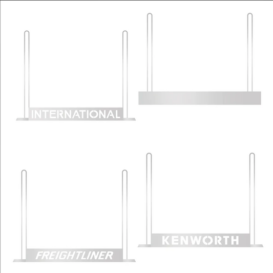Par De Alambron Para Lodera Sujetador Varios Diseños Cromado