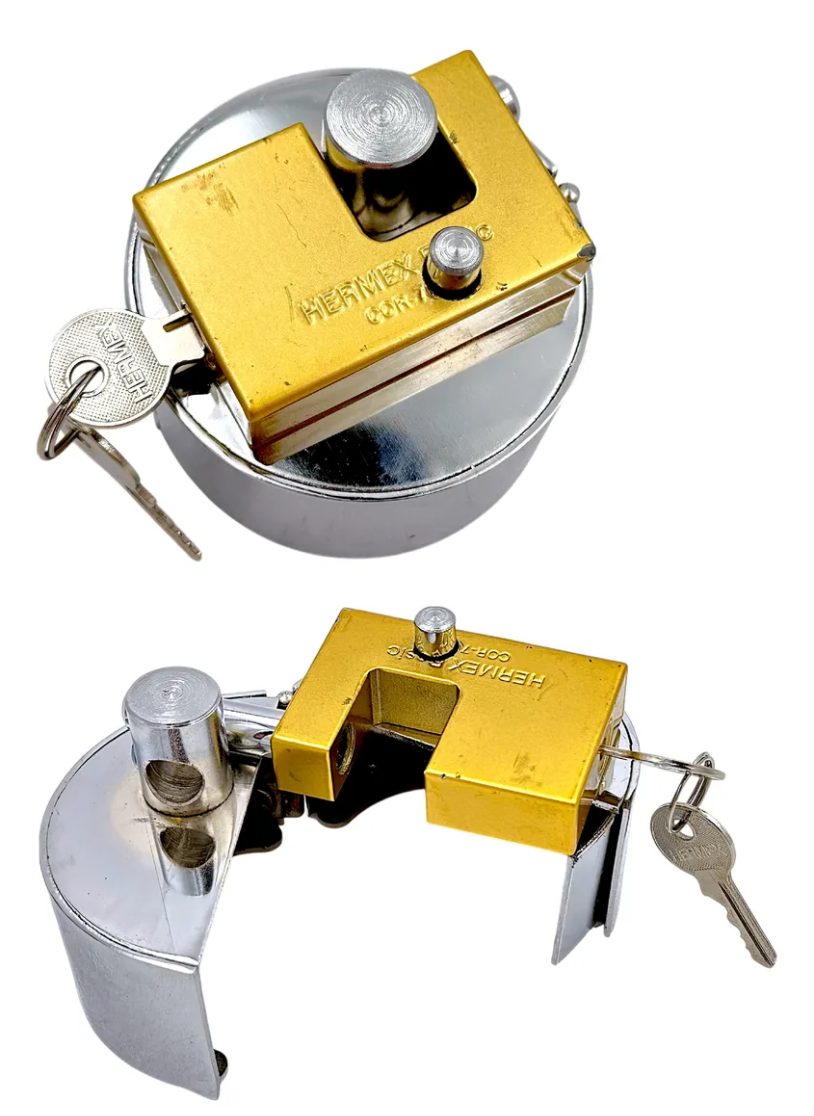 Concha Cubre Candado P/tapon Diesel Kenworth Inter 4 Pulgada Acero