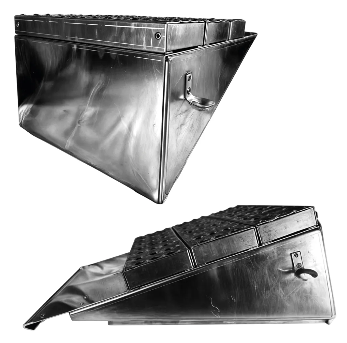 Tapa Caja Bateria Freightliner Fld 120 Acero Inoxidable