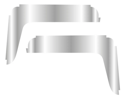 Par Botaguas Kenworth T800 T600 W900 Acero Inox Alto Brillo