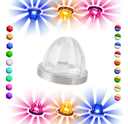 Plafón Led Watermelon Luz Estrella Multicolor De Plastico