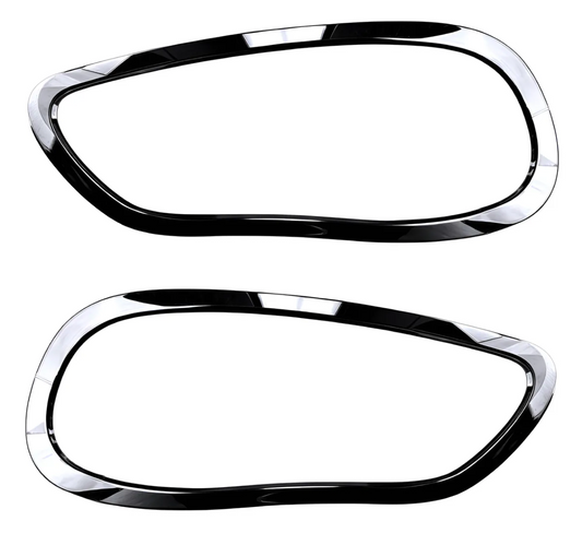 Bisel Cromado Para Faro Freightliner M2 Excelente Calidad - Cromado Izquierdo/Derecho