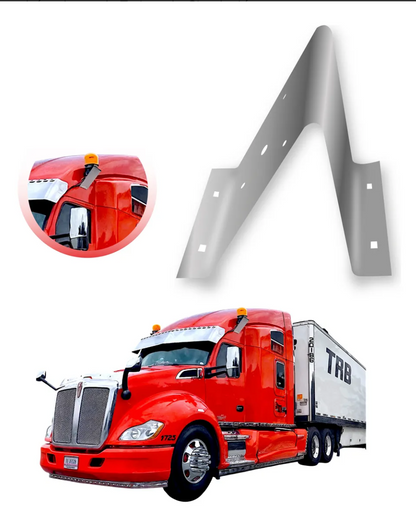 Base Para Torreta Emergencia Chica 24.5cm X 18.5cm Cromado