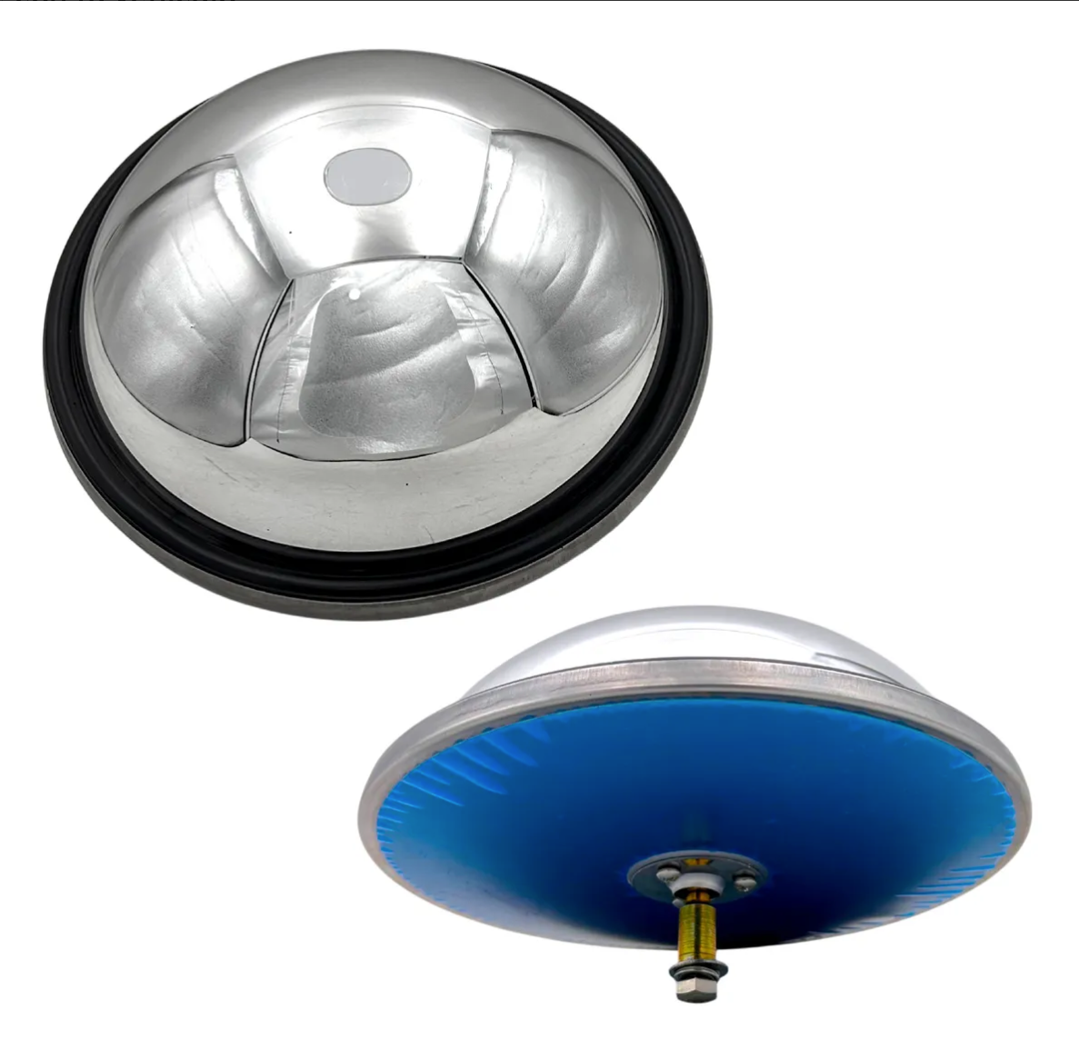 Espejo De Media Esfera Cóncavo Para Camión Acero Inox