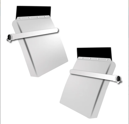 Zoqueteras Acero Inox Para Tracto Camión Izquierdo Y Derecho