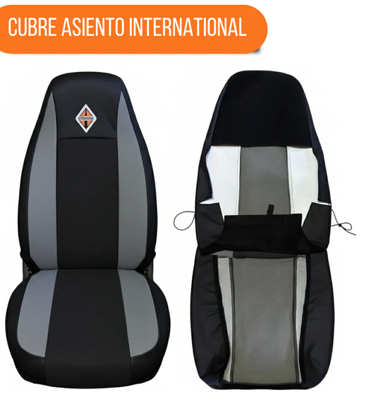 Cubre Asientos Para Inter- Prostar- Lt- Lonestar - 9400/9200 Negro-gris