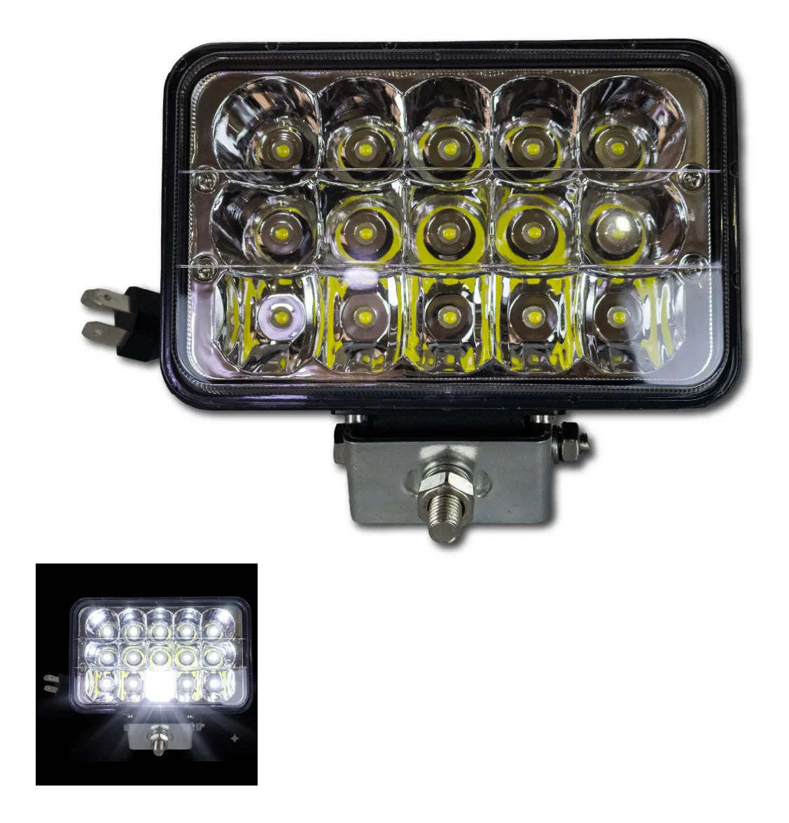 Faro 15 Led 4x6  Kenworth T800 Fl Calidad Premium