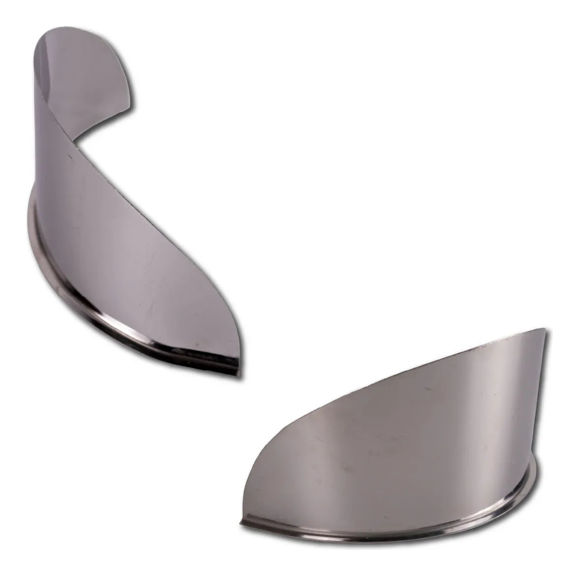 Par Visera Para Faro Recto Redondo 16.8cm Acero Inoxidable