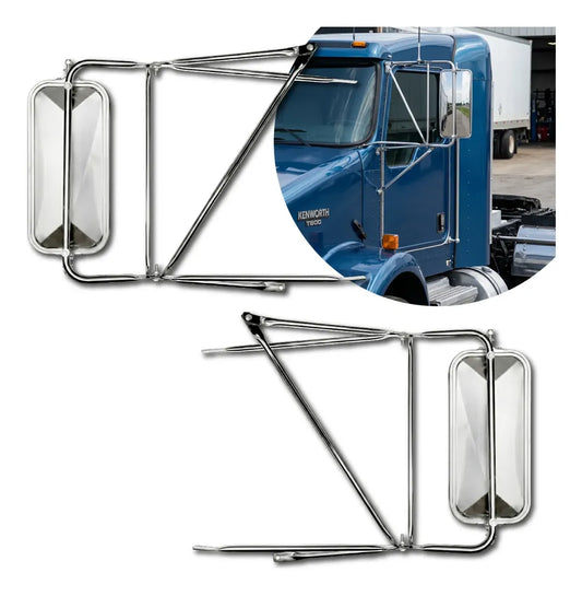 Par Espejos De Aluminio Para Kw T800/t900 Calidad Premium