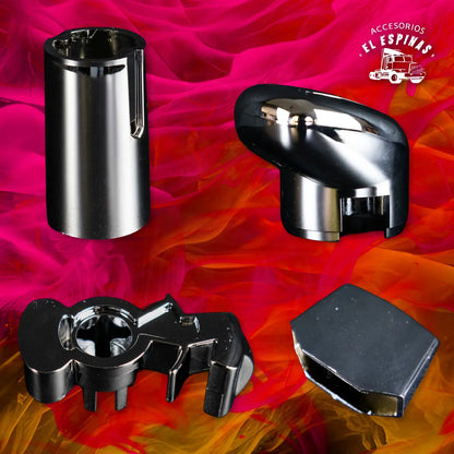Kit de Cubierta Inferior Para Palanca Cromada 9-13-15-18 Velocidads