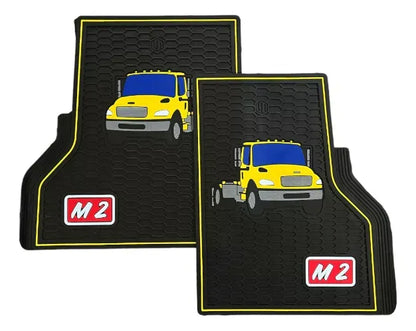Juego (par) Tapete Hule Para Camión Freightliner M2