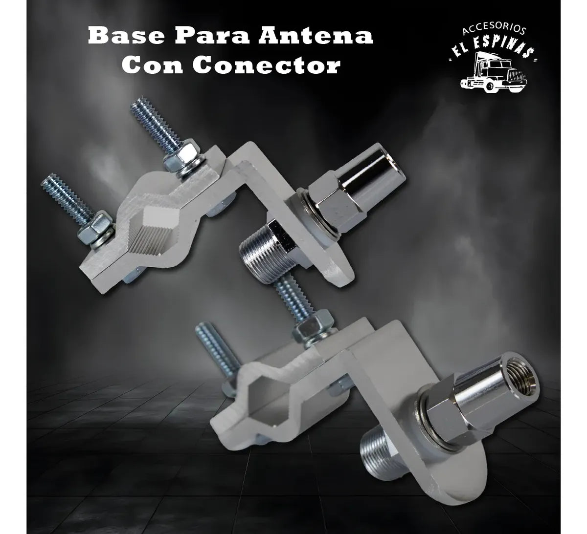 Base Para Antena Tipo L Con Conector De Excelente Calidad