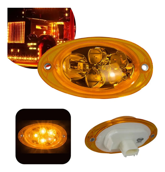 Plafon Lateral Fln Cascadia 08-2017 7 Led Hallo Ambar