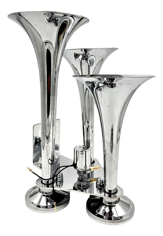 Corneta De Tren Triple Para Camión Mix / Aíre Y Eléctrica