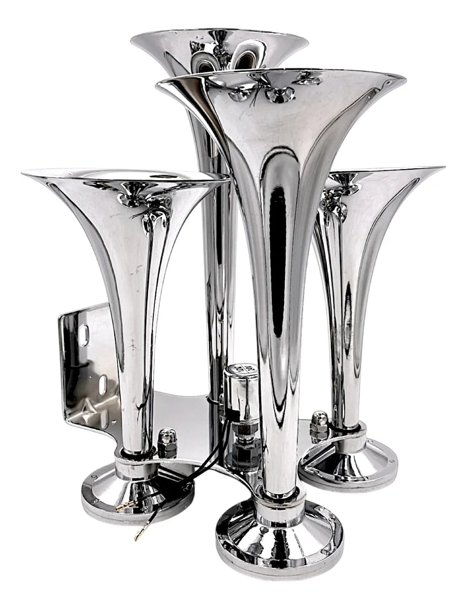 Corneta De Tren Cuadruple Para Camión Mix / Aíre Y Eléctrica