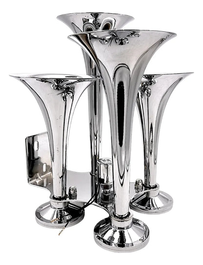 Corneta De Tren Cuadruple Para Camión Mix / Aíre Y Eléctrica