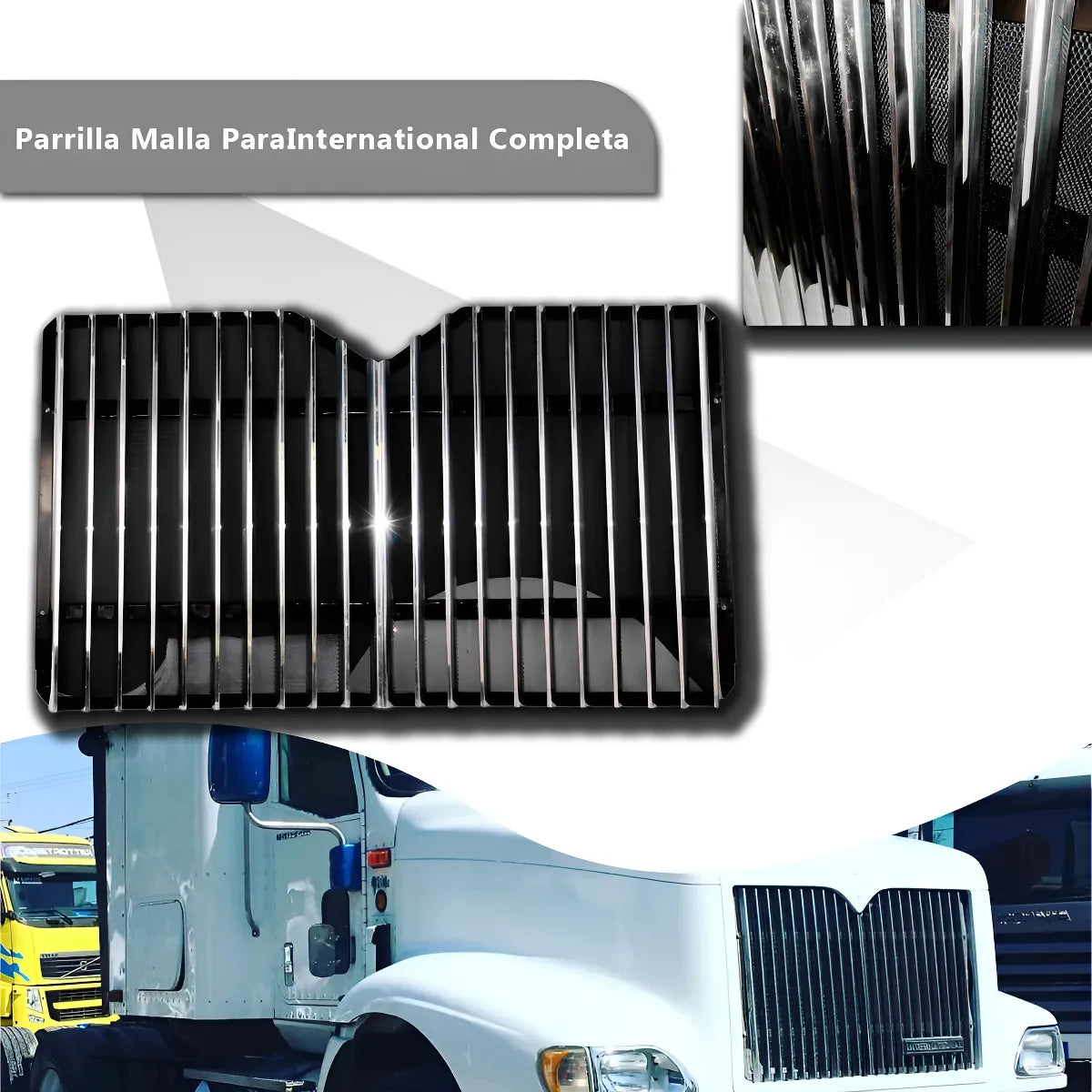 Parrilla International 9200 Acero Aluminio completa- Panal o Marco