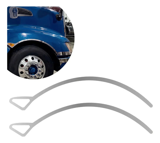 Par Adorno P/salpicadera Kenworth T660 Acero Inoxidable