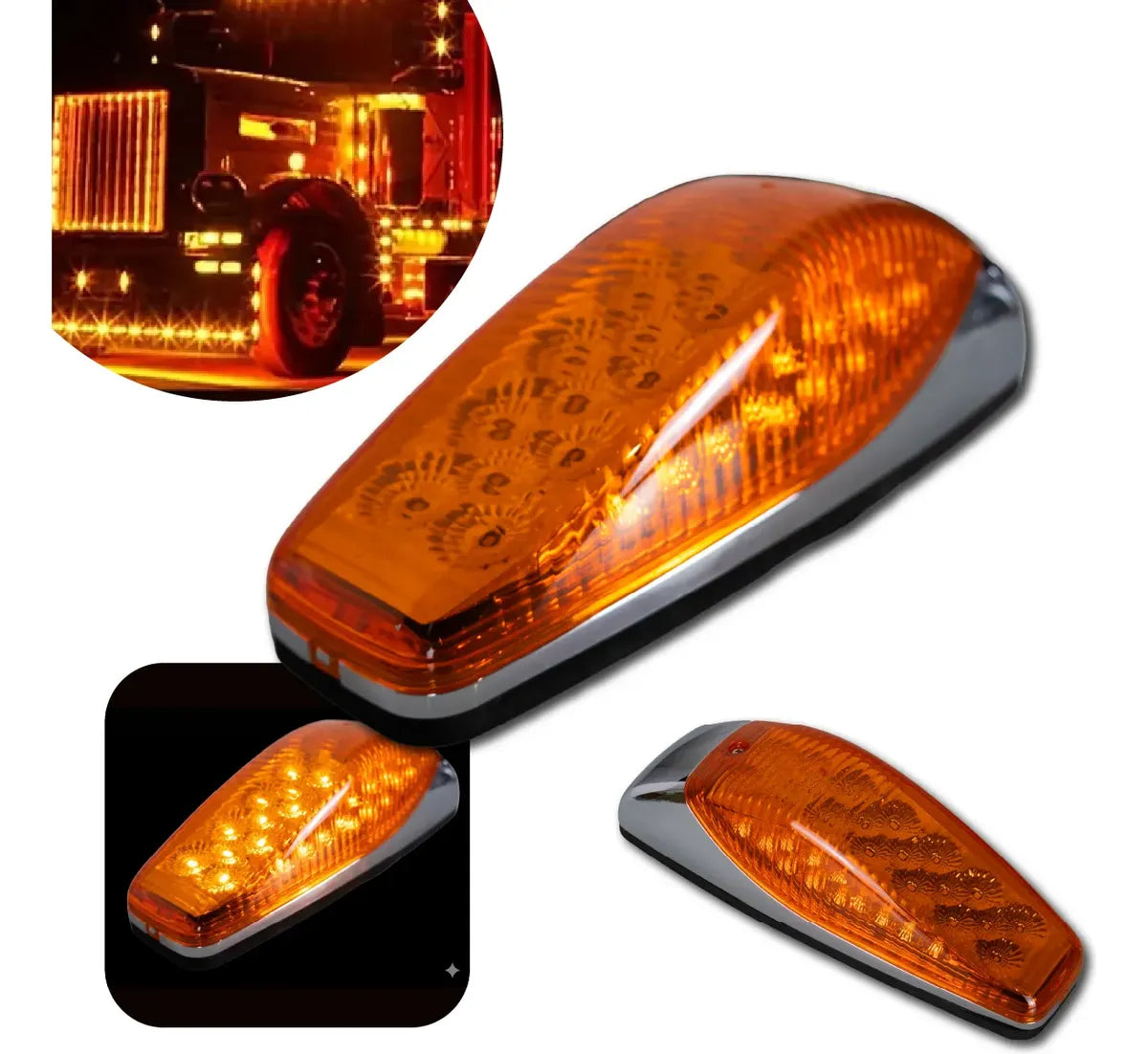 Zepelin Fln 120 Mica Corrida 44 Leds Base Cromada