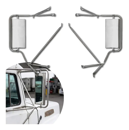 Par Espejos Famsa Dina Qsp Inter Aluminio Calidad Premium