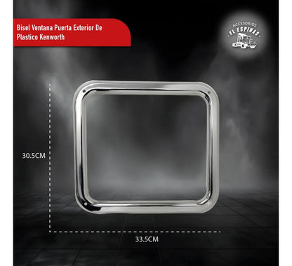 Bisel De Ventana Puerta Exterior De Plástico Kenworth Cromado