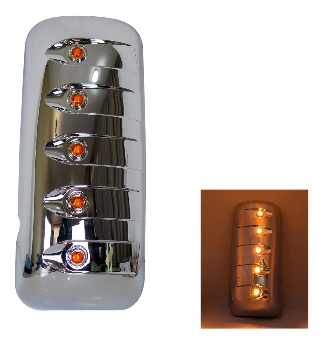 Concha Para Espejo Kw T600 T800 T660 Cromado Con 5 Plaf Izq O der
